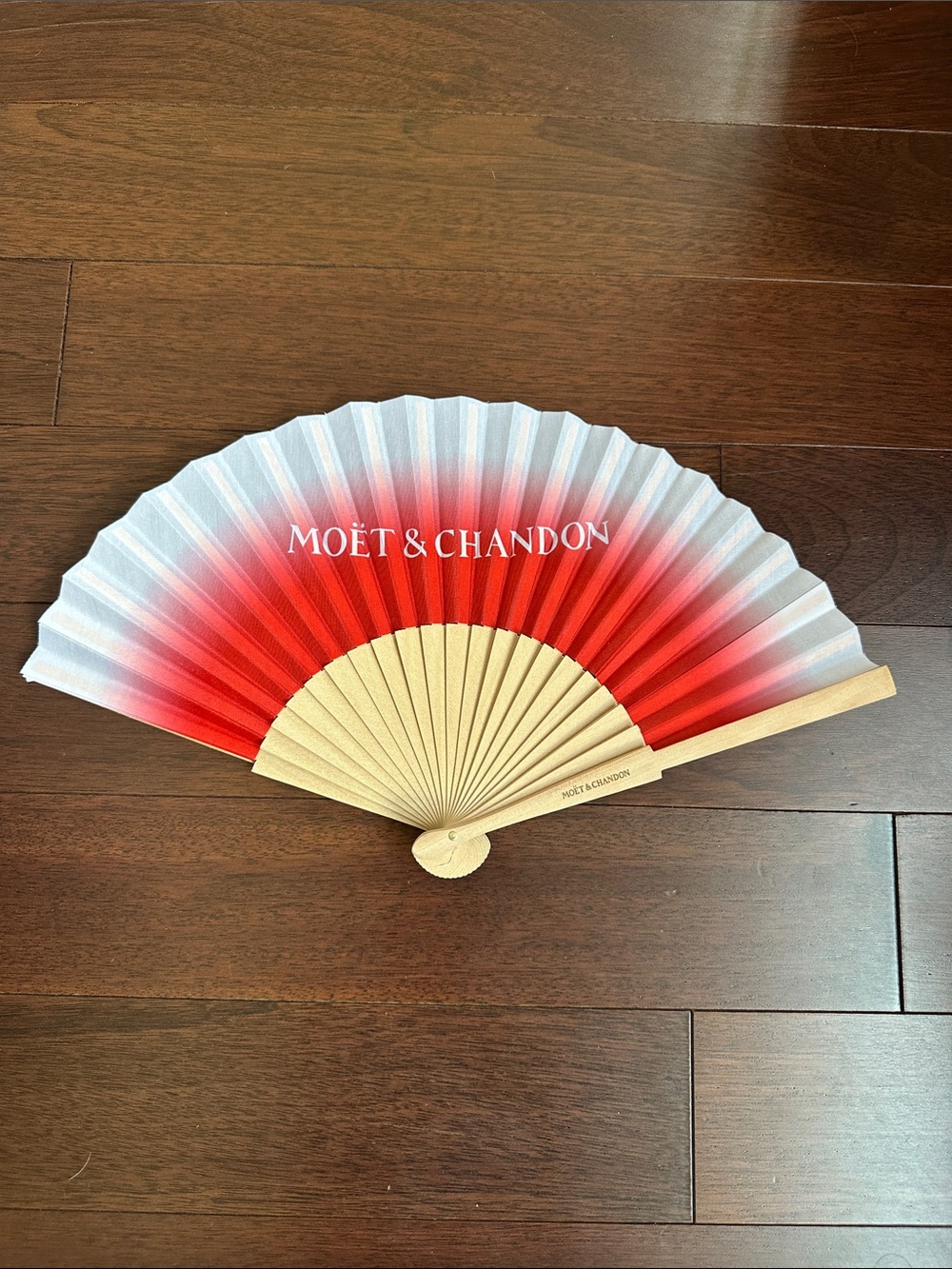 Red Ombre Folding Hand Fan